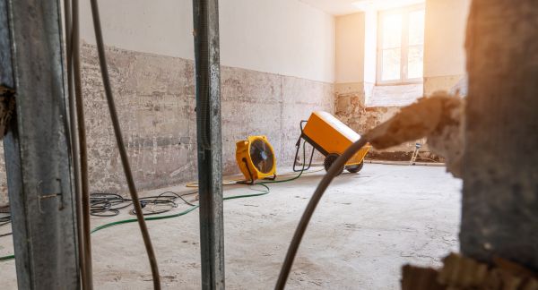 Basement Water Damage Repair in Leland