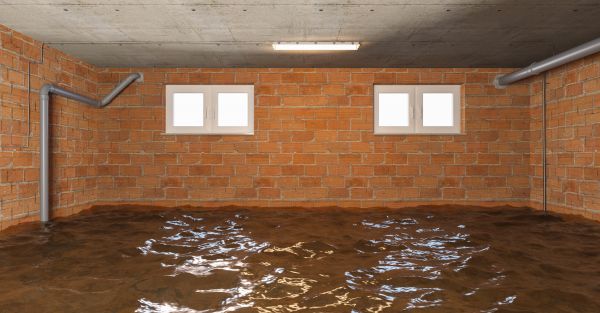 Basement Flood Repair in Leland